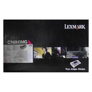 Lexmark originál toner C748H3MG, C748, magenta, 10000str.