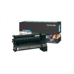 Lexmark original toner C7700CS, cyan, 6000str., return