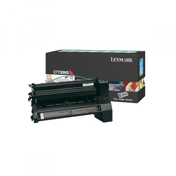 Lexmark original toner C7700MS, magenta, 6000str.