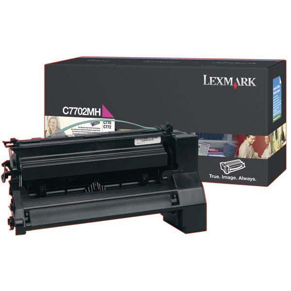 Lexmark original toner C7702MH, magenta, 10000str., high capacity