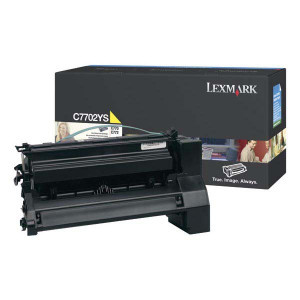 Lexmark original toner C7702YS, yellow, 6000str.