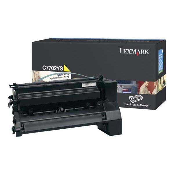 Lexmark original toner C7702YS, yellow, 6000str.