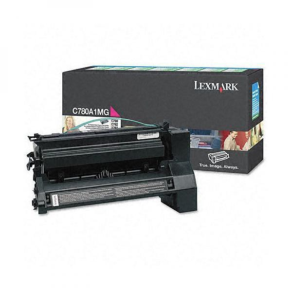 Lexmark original toner C780A1MG, magenta, 6000str., return