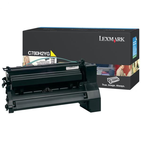 Lexmark original toner C780H2YG, yellow, 10000str.