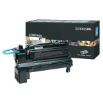 Lexmark originální toner C792X1KG, black, 20000str., extra high capacity, return