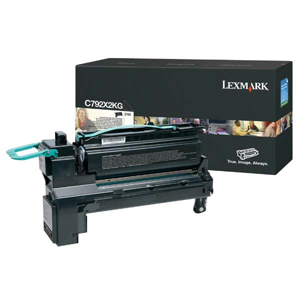 Lexmark original toner C792X2KG, black, 20000str., extra high capacity