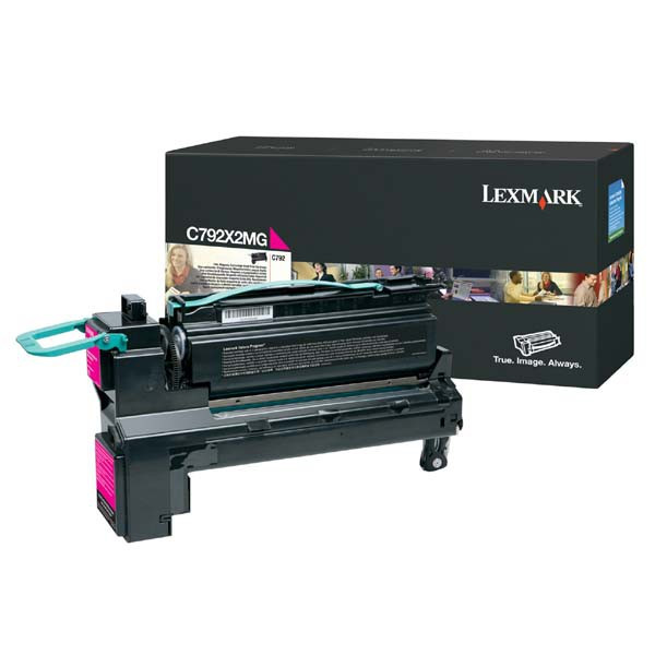 Lexmark original toner C792X2MG, magenta, 20000str., extra high capacity
