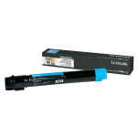 Lexmark original toner C950X2CG, cyan, 22000str.