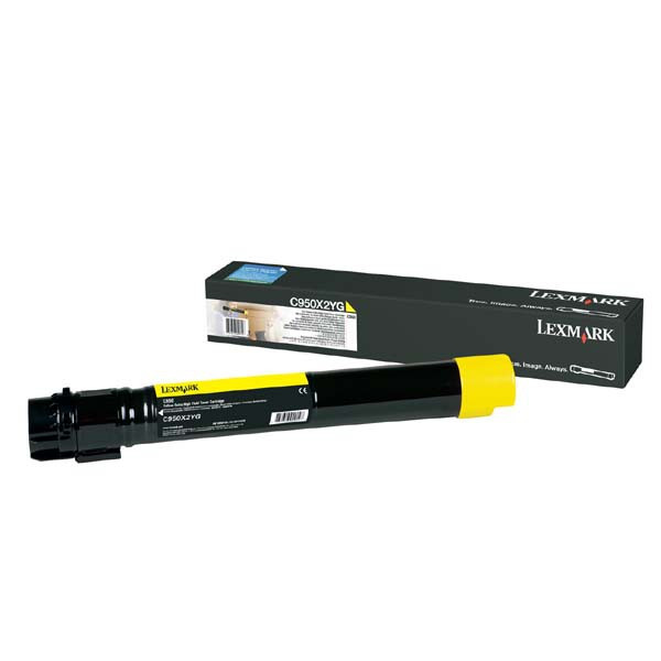Lexmark original toner C950X2YG, yellow, 22000str.