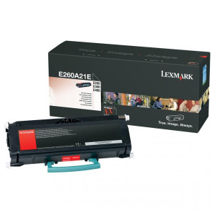 Lexmark originál toner E260A21E, black, 3500str.