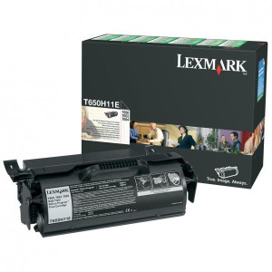 Lexmark originální toner T650H11E, black, 25000str., high capacity, return