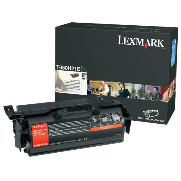 Lexmark originální toner T650H21E, black, 25000str., high capacity