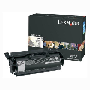 Lexmark original toner T650H31E, black, 25000str., high capacity