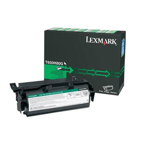 Lexmark original toner T650H80G, black, 25000str., high capacity