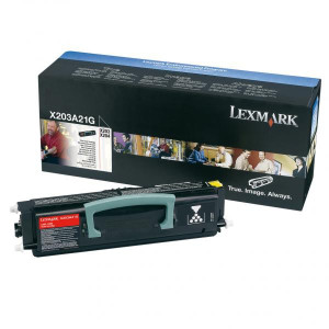 Lexmark originál toner X203A21G, black, 2500str.