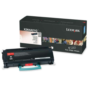 Lexmark originál toner X264A21G, black, 3500str.
