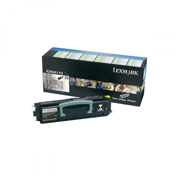 Lexmark original toner X340A11G, black, 2500str., return