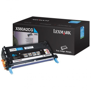 Lexmark originální toner X560A2CG, cyan, 4000str.