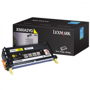 Lexmark original toner X560A2YG, yellow, 4000str.