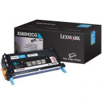 Lexmark original toner X560H2CG, cyan, 10000str.