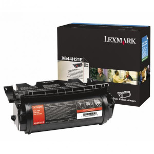 Lexmark originální toner X644H21E, black, 21000str., high capacity