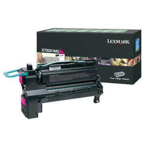 Lexmark original toner X792X1MG, magenta, 20000str., return