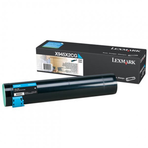 Lexmark original toner X945X2C, cyan, 22000str.