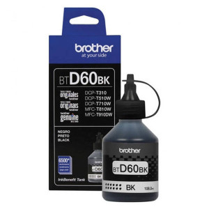 Brother originál ink BTD60BK, black, 6500str., 108ml, Brother DCP T310, DCP T510W, DCP T710W