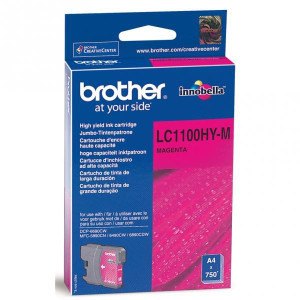 Brother original ink LC-1100HYM, magenta, 750str., high capacity