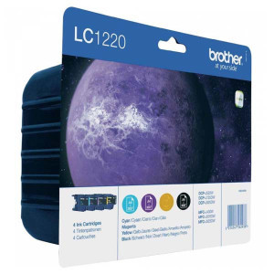 Brother original ink LC-1220VALBP, CMYK, 4x300str.