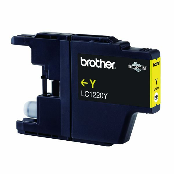Brother original ink LC-1220Y, yellow, 300str., Brother DCP-J925 DW