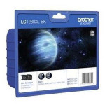 Brother original ink LC-1280XLBKBP2, black, 2x2400str., high capacity