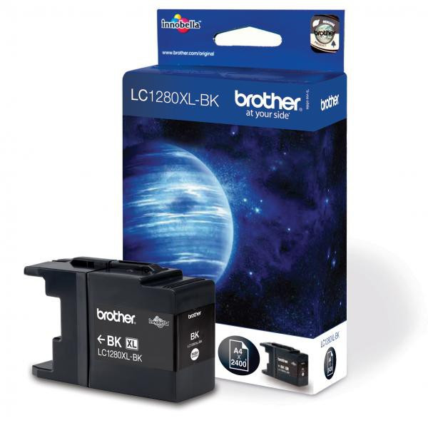 Brother original ink LC-1280XLBK, black, 2400str., high capacity