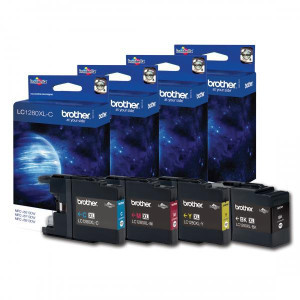 Brother original ink LC-1280XLVALBP, CMYK, 2400/3x1200str., high capacity