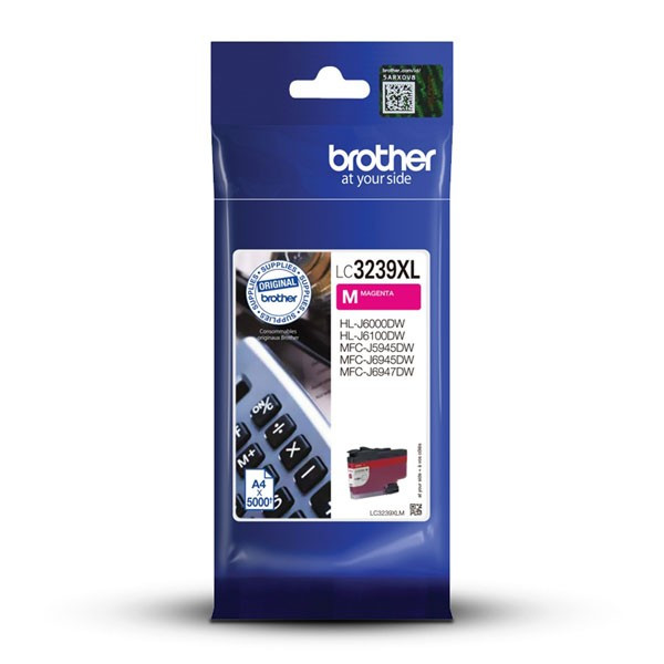 Brother original ink LC-3239XLM, magenta, 5000str.