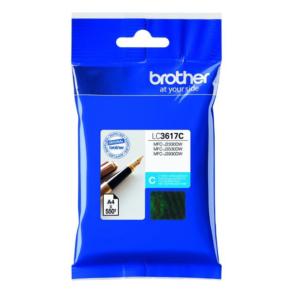 Brother original ink LC-3617C, cyan, 550str.