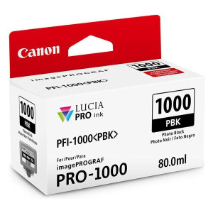 Canon originál ink 0546C001, photo black, 2205str., 80ml, PFI-1000PBK, Canon imagePROGRAF PRO-1000