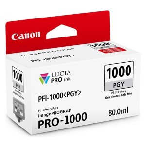 Canon originál ink 0553C001, photo grey, 3165str., 80ml, PFI-1000PGY, Canon imagePROGRAF PRO-1000
