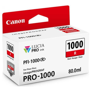 Canon original ink PFI-1000 R, 0554C001, red, 5355str., 80ml
