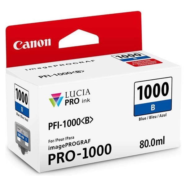 Canon originál ink PFI-1000 B, 0555C001, blue, 4875str., 80ml