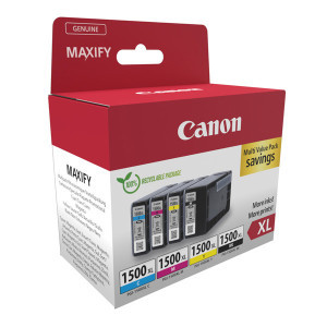 Canon original ink PGI-1500XL BK/C/M/Y MULTI, 9182B010, CMYK, 780str.
