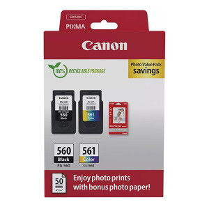 Canon original ink PG-560/CL-561/GP-501, 3713C008, black/color, Multi-pack -