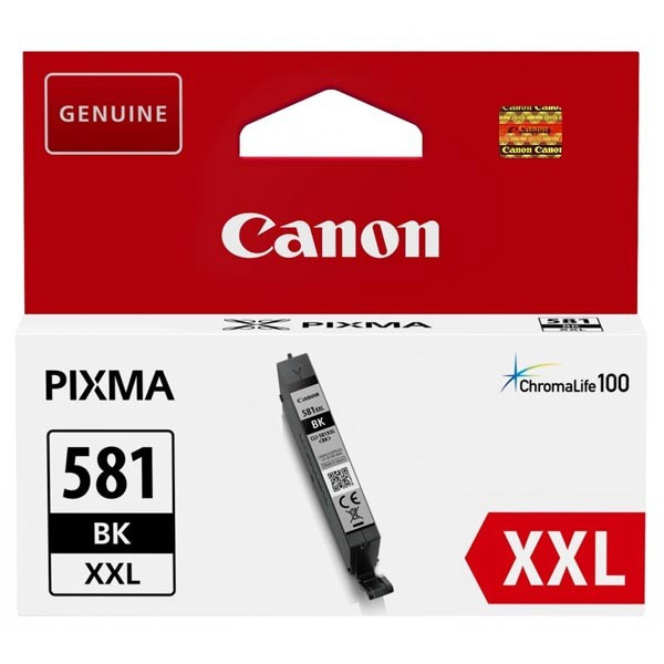 Canon originální ink CLI-581 XXL BK, 1998C001, black, 11.7ml, very high capacity