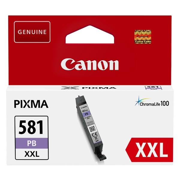 Canon original ink CLI-581 XXL PB, 1999C001, photo blue, 11.7ml, very high capacity, -