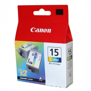 Canon original ink BCI15C, color, 100str., 8191A002, 2ks, Canon i70