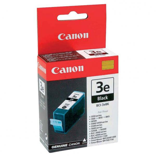 Canon original ink BCI3eBK, black, 500str., 4479A002, Canon BJ-C6000, 6100, S400, 450, C100, MP700