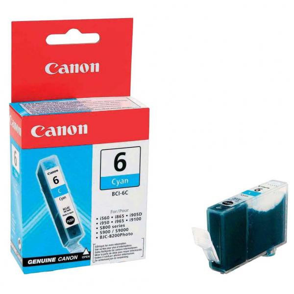 Canon original ink BCI6C, cyan, 13 4706A002, Canon S800, 820, 820D, 830D, 900, 9000, i950