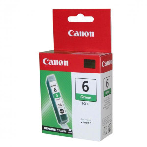 Canon originál ink BCI6G, green, 13 9473A002, Canon Canon i9950, ip8500, i990
