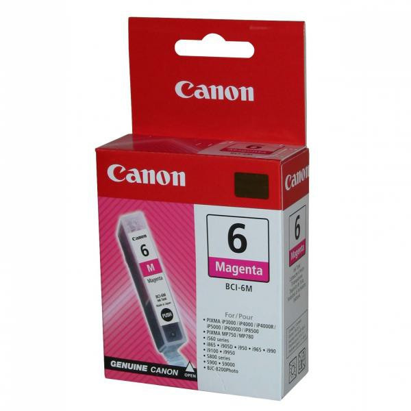 Canon originál ink BCI6M, magenta, 13 4707A002, Canon S800, 820, 820D, 830D, 900, 9000, i950