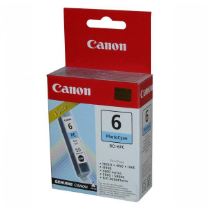 Canon originál ink BCI6PC, photo cyan, 13 4709A002, Canon S800, 820D, 830D, 900, 9000, i950
